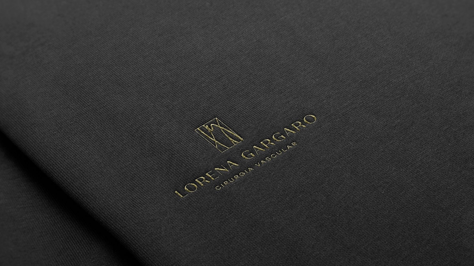 Romano Dias - Especialista em Marcas e Identidade Visual Corporativa - Logo da Dra. Lorena Gargario Cirurgia Vascular