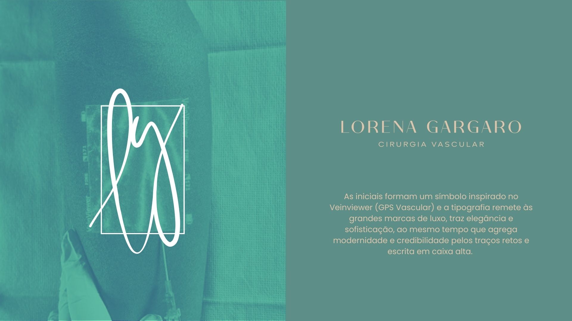 Romano Dias - Especialista em Marcas e Identidade Visual Corporativa - Logo da Dra. Lorena Gargario Cirurgia Vascular