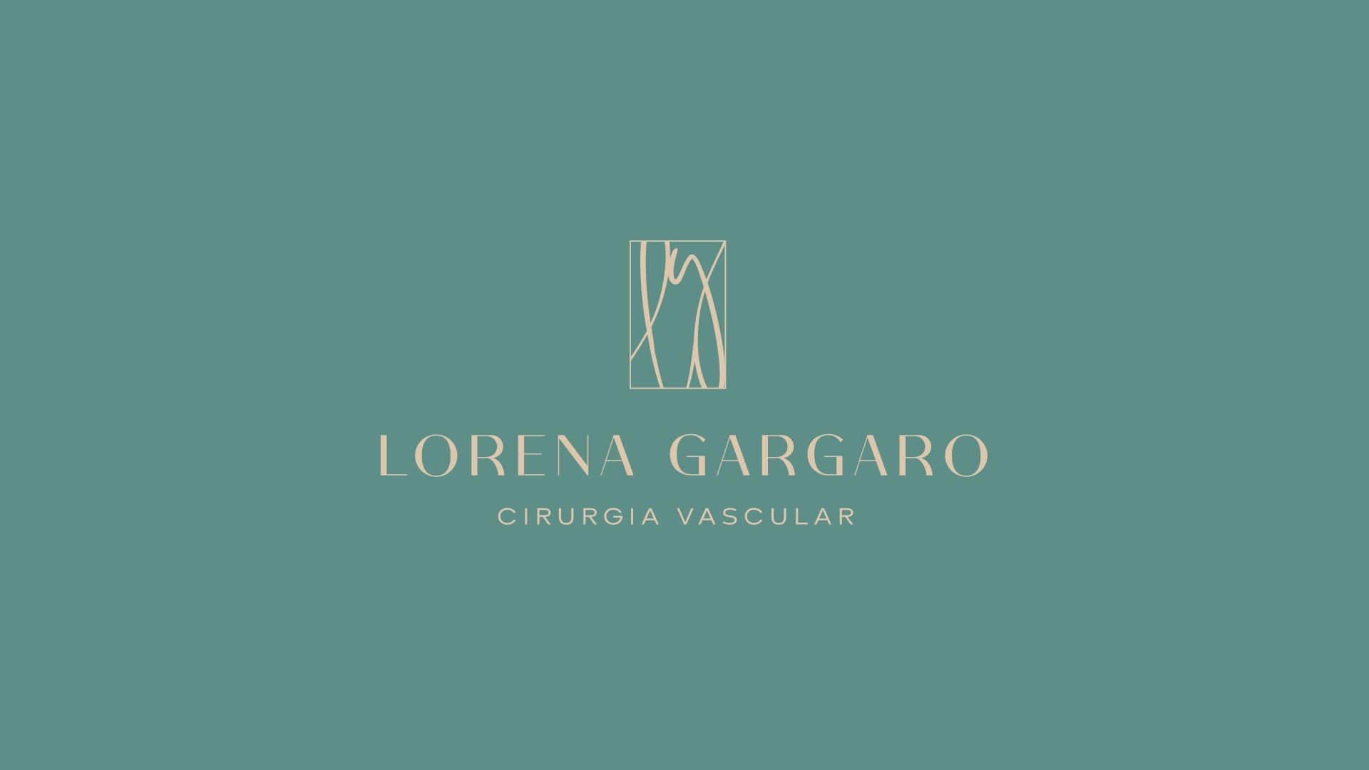 Romano Dias - Especialista em Marcas e Identidade Visual Corporativa - Logo da Dra. Lorena Gargario Cirurgia Vascular