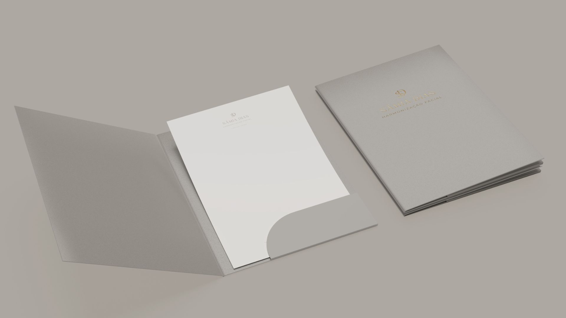 identidade visual, logo para dentista HOF Harmonização Facial