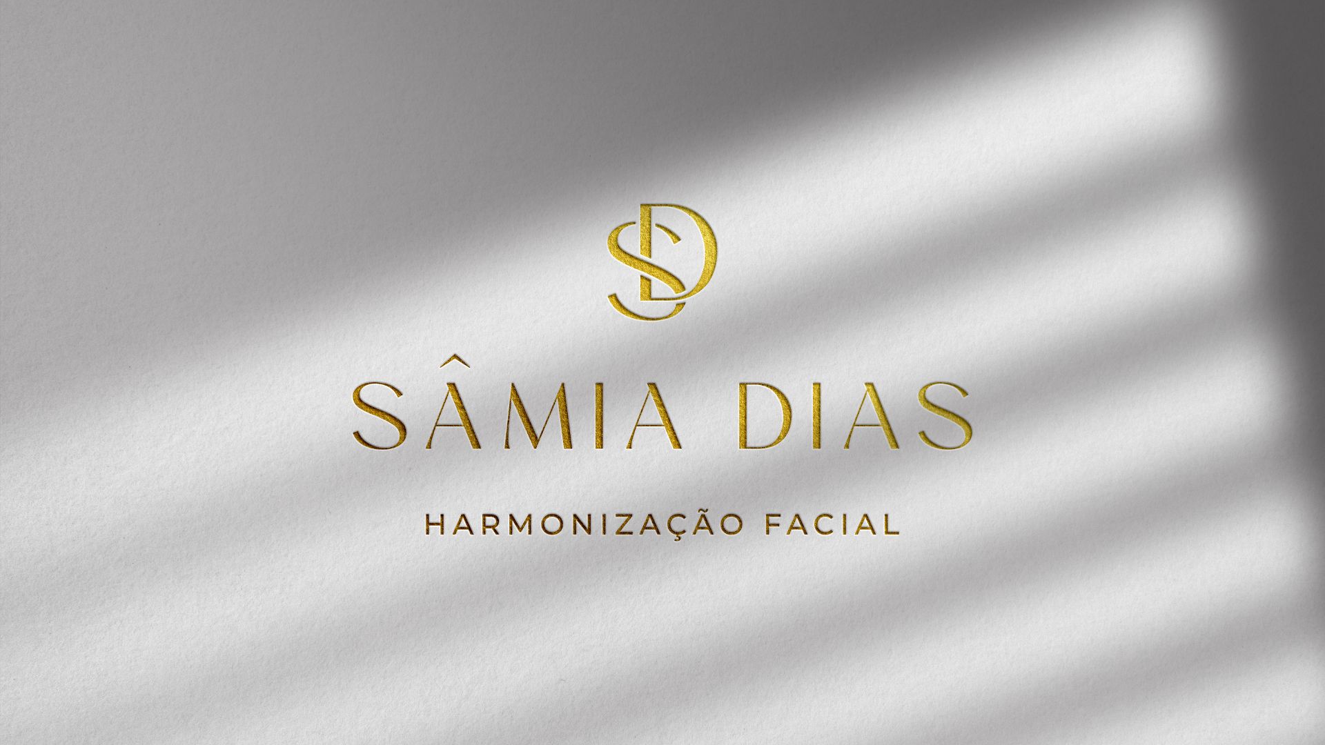 identidade visual, logo para dentista HOF Harmonização Facial