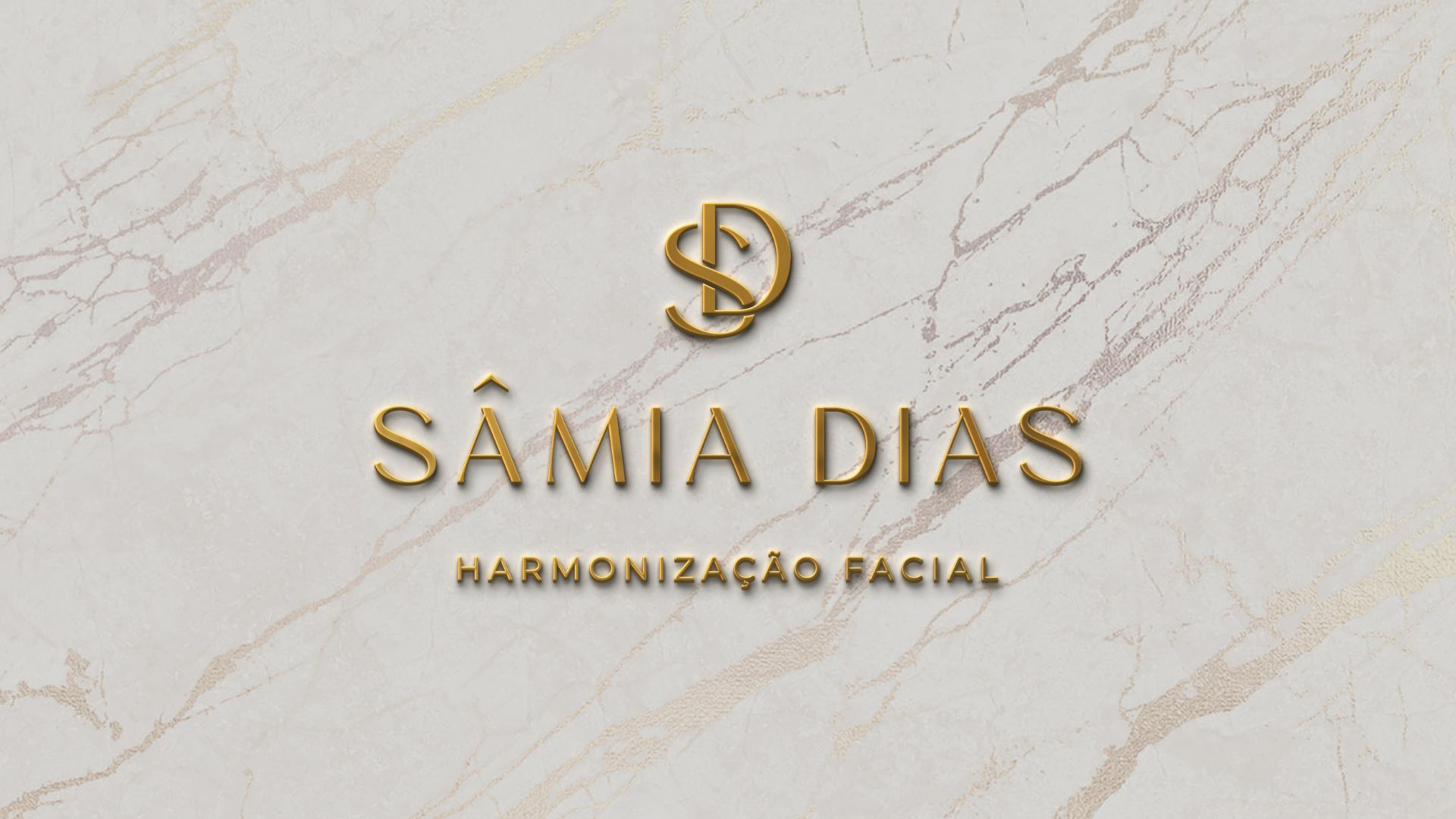 identidade visual, logo para dentista HOF Harmonização Facial