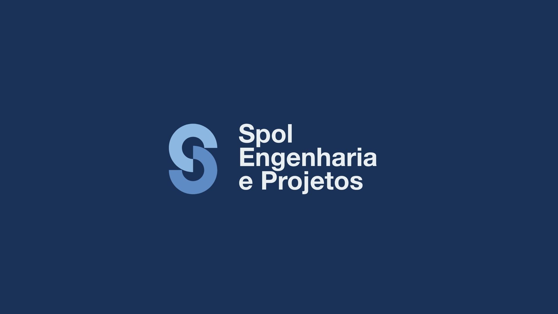 Identidade Visual Corporativa Spol Engenharia e Projetos - Logo para Engenheiros e Construção Civil