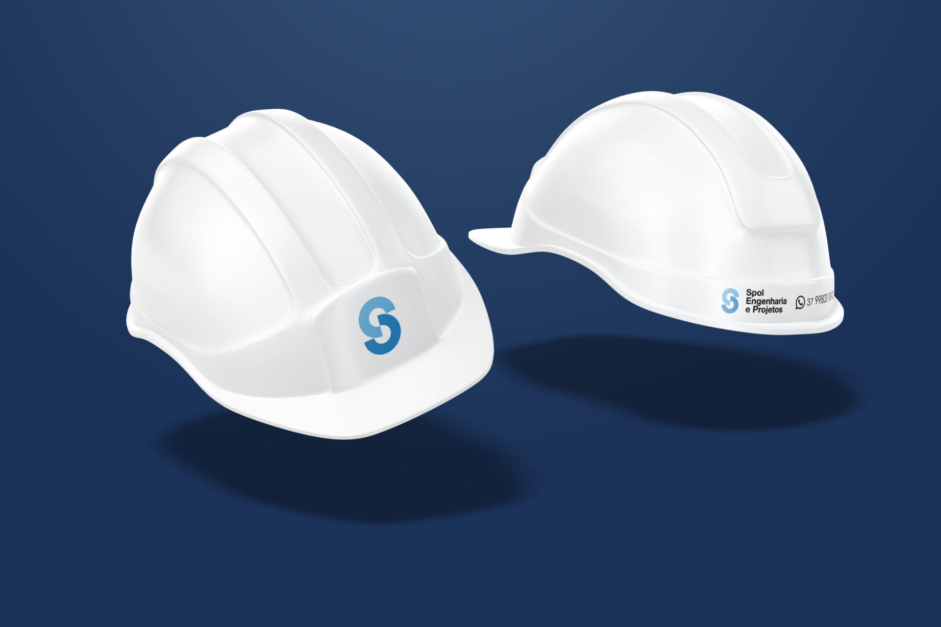 Identidade Visual Corporativa Spol Engenharia e Projetos - Logo para Engenheiros e Construção Civil